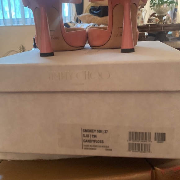 JIMMY CHOO PINK SMOKEY PUMP - Picture 3 of 6
